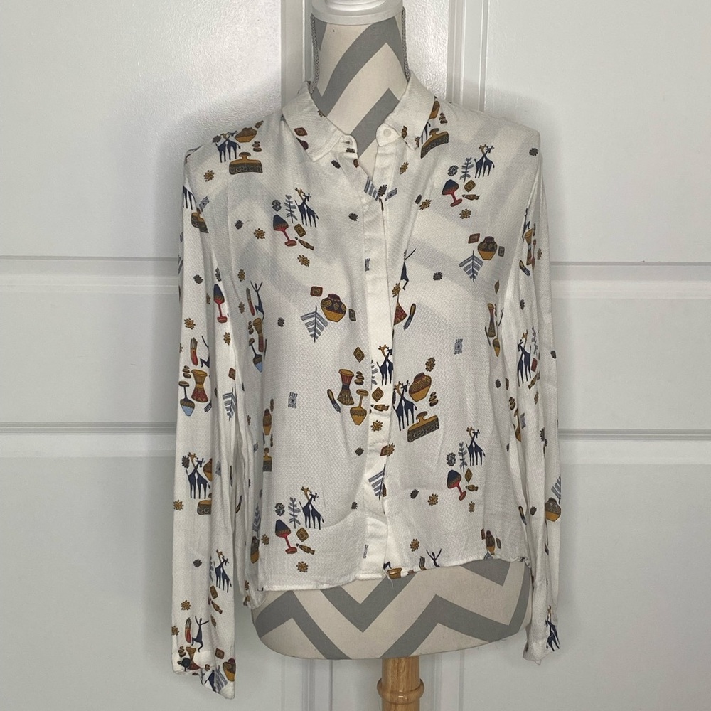 Zara Trafaluc Small Blouse
